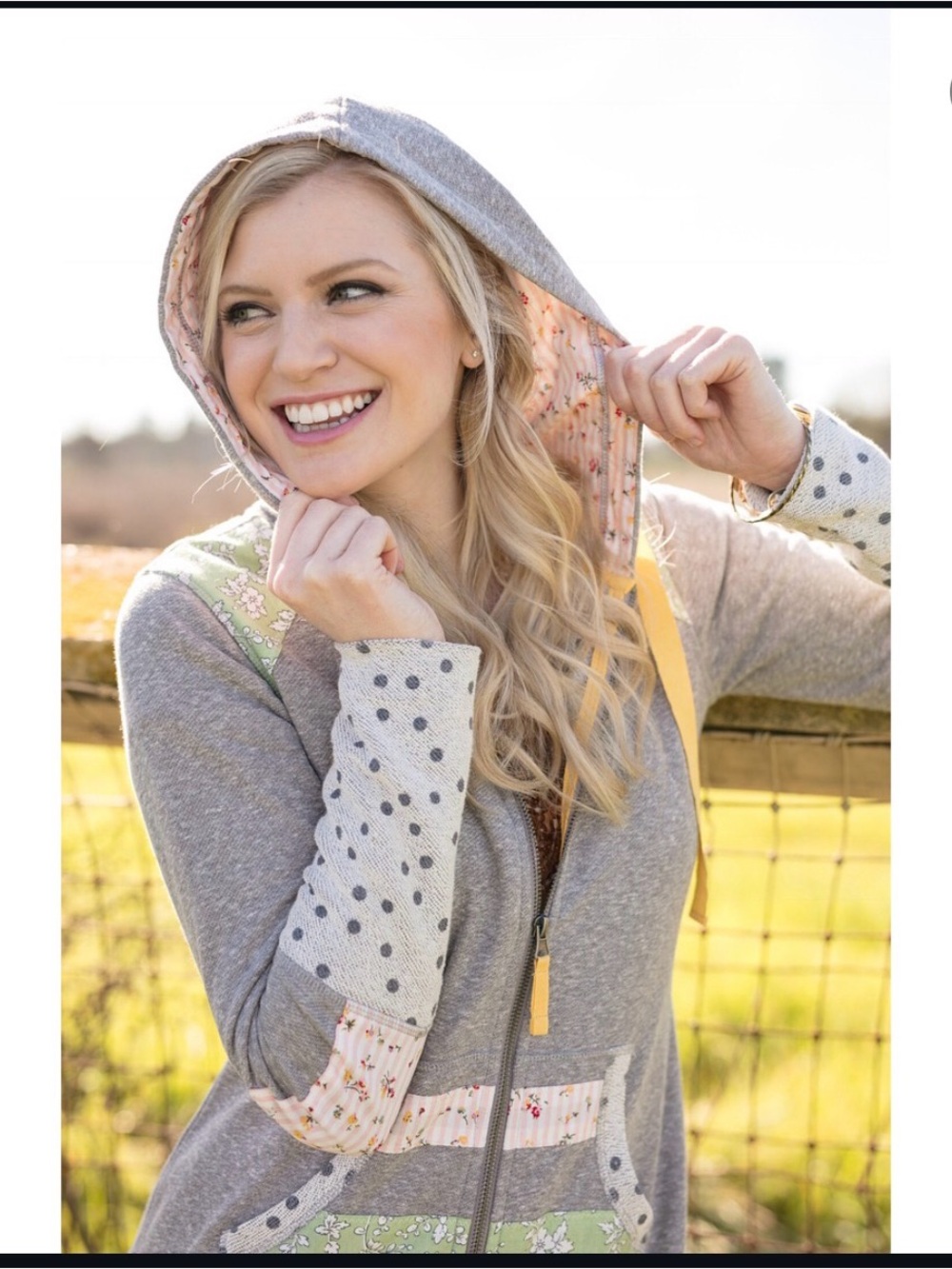 Gray Evy’s Tree Jacket with Yellow Accents